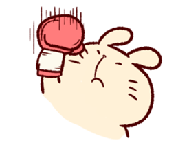 warm daily life of rabbits sticker #8264395