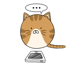maru neko sticker #8264637