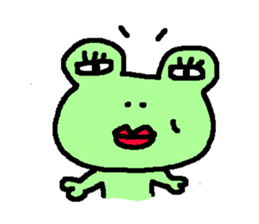 UGLY FROG sticker #8264725