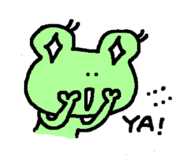 UGLY FROG sticker #8264738