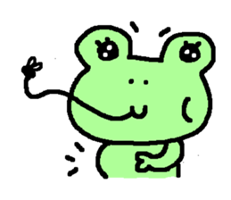UGLY FROG sticker #8264741