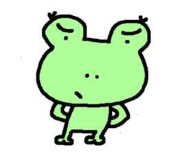 UGLY FROG sticker #8264746