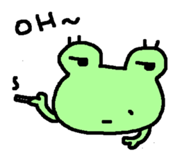 UGLY FROG sticker #8264750