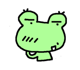 UGLY FROG sticker #8264751