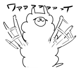 mokomoko alpaca 2 sticker #8266332