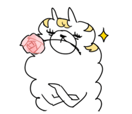 mokomoko alpaca 2 sticker #8266335