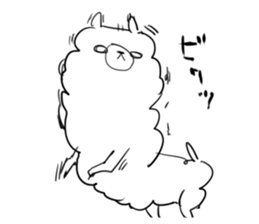 mokomoko alpaca 2 sticker #8266339