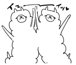 mokomoko alpaca 2 sticker #8266340