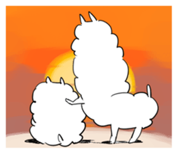 mokomoko alpaca 2 sticker #8266342