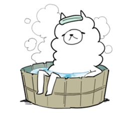 mokomoko alpaca 2 sticker #8266345