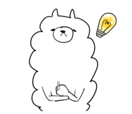 mokomoko alpaca 2 sticker #8266347