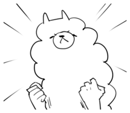 mokomoko alpaca 2 sticker #8266349