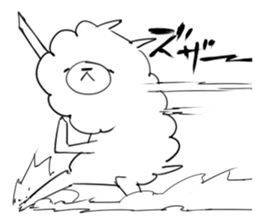 mokomoko alpaca 2 sticker #8266351