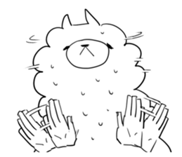 mokomoko alpaca 2 sticker #8266353