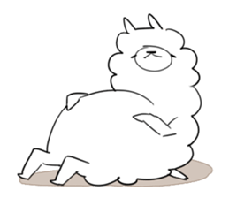 mokomoko alpaca 2 sticker #8266358