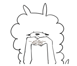 mokomoko alpaca 2 sticker #8266360