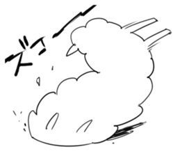 mokomoko alpaca 2 sticker #8266361