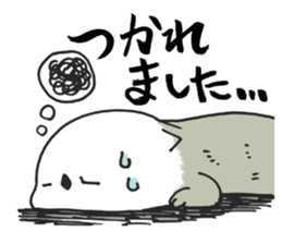 Sea otters & Fish sticker #8266542