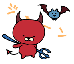 NEKODEVIL is red devil sticker #8266804