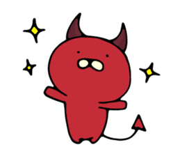 NEKODEVIL is red devil sticker #8266805