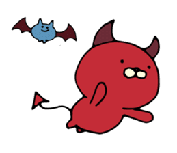 NEKODEVIL is red devil sticker #8266807