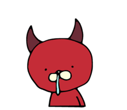 NEKODEVIL is red devil sticker #8266808