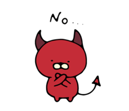 NEKODEVIL is red devil sticker #8266810