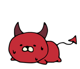 NEKODEVIL is red devil sticker #8266812