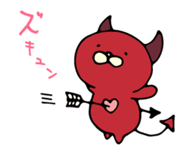 NEKODEVIL is red devil sticker #8266815