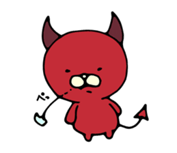 NEKODEVIL is red devil sticker #8266816