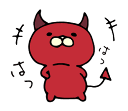 NEKODEVIL is red devil sticker #8266823