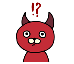 NEKODEVIL is red devil sticker #8266824