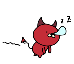 NEKODEVIL is red devil sticker #8266826