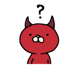 NEKODEVIL is red devil sticker #8266830