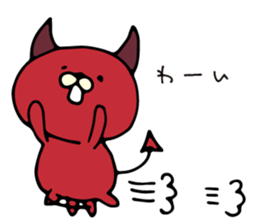 NEKODEVIL is red devil sticker #8266833
