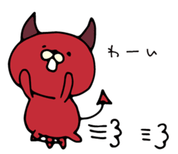 NEKODEVIL is red devil sticker #8266833