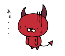 NEKODEVIL is red devil sticker #8266835