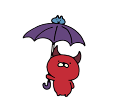 NEKODEVIL is red devil sticker #8266839