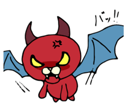NEKODEVIL is red devil sticker #8266843