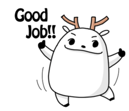 White Deer - Ronnie sticker #8267045