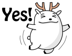 White Deer - Ronnie sticker #8267046