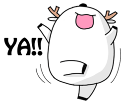 White Deer - Ronnie sticker #8267047