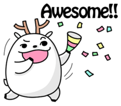 White Deer - Ronnie sticker #8267048