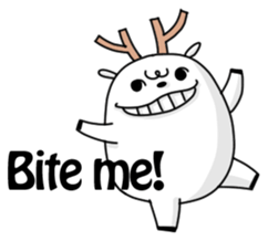 White Deer - Ronnie sticker #8267053