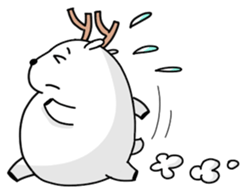 White Deer - Ronnie sticker #8267056