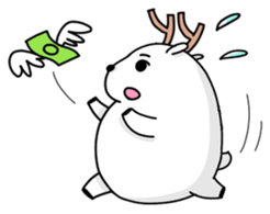 White Deer - Ronnie sticker #8267059