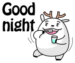 White Deer - Ronnie sticker #8267061