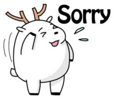 White Deer - Ronnie sticker #8267064