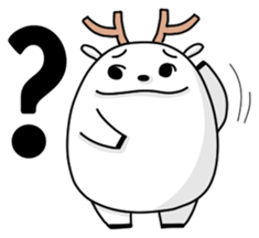 White Deer - Ronnie sticker #8267069