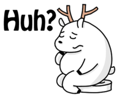 White Deer - Ronnie sticker #8267070